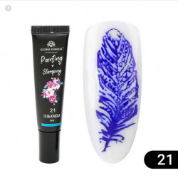 Gel Painting+Stamping 021