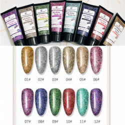 Polygel FSM 30 ml Glitter 02 