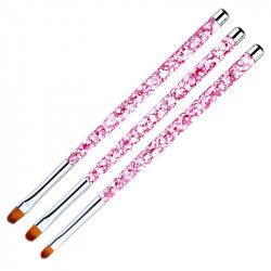 SET 3 PENSULE LIMBA PISICA MARBLE PINK