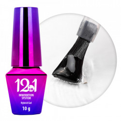 Baza 12in1 Innovation Hybrid Gel - MollyLac Transparent 10 g