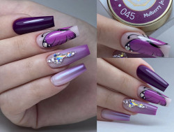 Gel color premium UV/LED Kayara 045 Mulberry Jelly