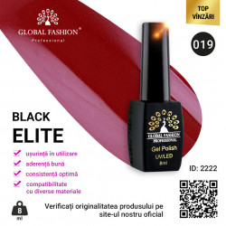 OJA SEMIPERMANENTA BLACK ELITE, GLOBAL FASHION 8 ML, 019