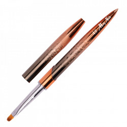 Pensula pentru unghii limba de pisica nr 4 Molly Nails gold