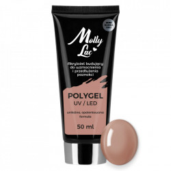 Polygel MollyLac Light Brown 50ml Hema DiHema Free