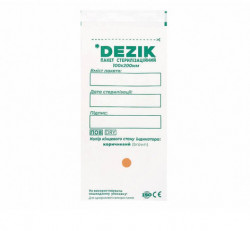 Pungi pentru sterilizare instrumente 100*200 mm, Dezik, set (100 buc)