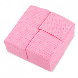 Servetele perforate pentru unghii AlleMed 5x5 cm 250 buc pink