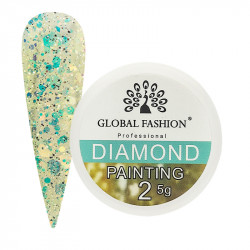 Gel color cu sclipici, Diamond Painting Glitter Gel 5 gr 02