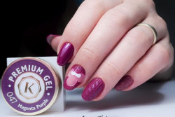 Gel color premium UV/LED Kayara 047 Magenta Purple