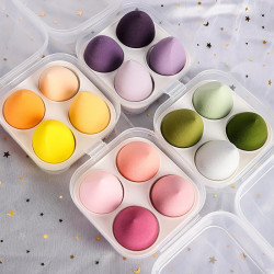 BURETE MAKE-UP PENTRU FOND DE TEN 4 BUC DIFERITE CULORI + SUPORT DEPOZITARE