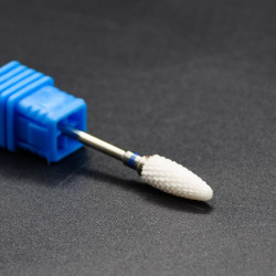 Cap de freza (Bit) conic, din ceramica, pentru gel, duritate medie, albastru TORCH M