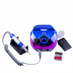 Freza Electrica 65W, 35.000 rpm, chameleon albastru/mov