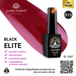 OJA SEMIPERMANENTA BLACK ELITE, GLOBAL FASHION 8 ML, 015