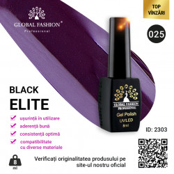 OJA SEMIPERMANENTA BLACK ELITE, GLOBAL FASHION 8 ML, 025
