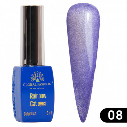 OJA SEMIPERMANENTA RAINBOW LASER CAT EYES 8ML, 08