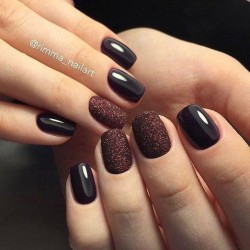 Sclipici fin Brown