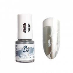 Water Ink MollyLac ART acuarela pentru decoratiuni Hema / di-Hema free No 34 METALIC