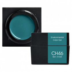 Gel color Canni Mud, verde metalizat, 5 ml, CH46