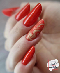 Oja semipermanenta MollyLac Pin-up Girl Amoretto Nr. 371