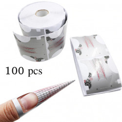 Sabloane unghii GREY SXXL 100 buc