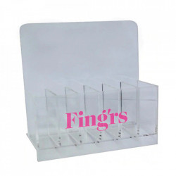 Suport pile unghii drepte cu 6 compartimente x 8 pile, Fing'rs, Made in Korea