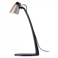 4,5 W LED-es asztali lámpa, beállítható, semleges fény (4000k), pezsgő fekete, Emos