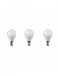 Három LED-es izzó készlet E14 P45, 5,5 W (40 W), 470 lm, A +, meleg fény, V-TAC