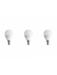 3db LED-es izzó készlet E14, gömb alakú, 8,5 W (54 W), 800 lm, meleg fény, A +, Optonica