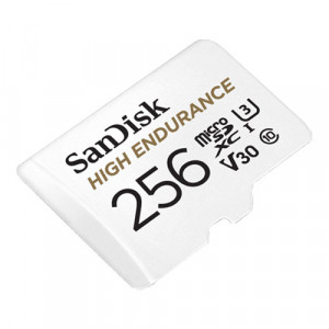 Card MicroSD 256GB, seria HIGH Endurance - SanDisk SDSQQNR-256G-GN6IA