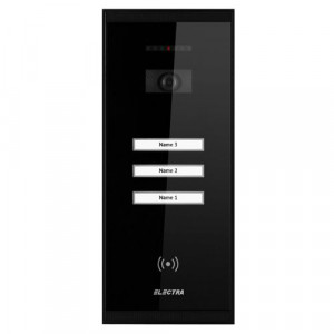 Panou exterior video SMART pentru 3 Familii - ELECTRA