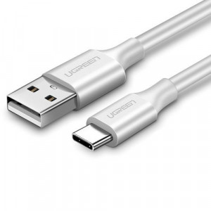 Cablu de date Ugreen USB - de tip C 480 Mbps 3 A 1.5 m alb