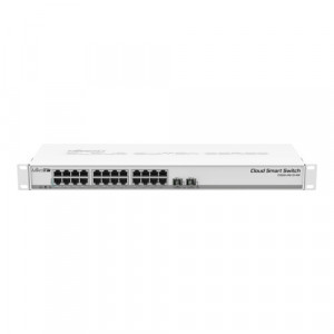 Cloud Smart Switch, 24 x Gigabit, 2 x SFP+ 10Gbps - Mikrotik CSS326-24G-2S+RM