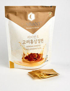 Felii de Ginseng Rosu Coreean LaVivant cu miere - 200g (20g x 10 pachete)