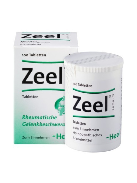 Heel Zeel Comp N (Zeel T) 100 Tablete - Produs Homeopat, Tratament Antireumatic ~ Coxartoza, Gonartroza, Dureri articulare, Afectiuni Reumatismale, Reumatism Poliarticular, Fracturi Osoase, Inflamatii articulare