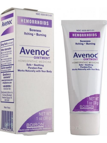 Avenoc unguent 30g tratament natural homeopat pentru hemoroizi, ulcer varicos si varice Boiron Franta