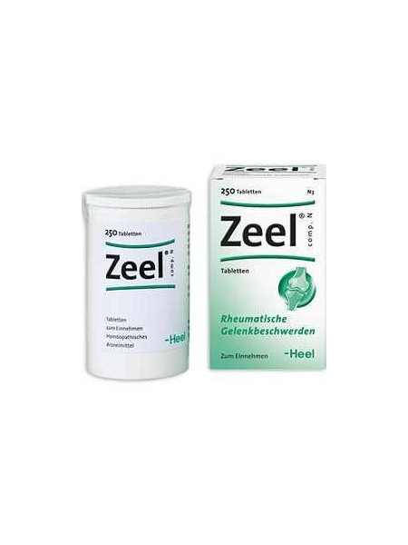 Zeel Comp N (Zeel T) 250 Tablete - Produs Homeopat, Tratament Antireumatic ~ Coxartoza, Gonartroza, Dureri articulare, Afectiuni Reumatismale, Reumatism Poliarticular, Fracturi Osoase, Inflamatii articulare