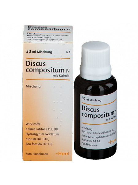 Discus Compositum N cu Kalmia picaturi orale , 30 ml Afectiuni Reumatismale, Dureri Articulare, Coxartroza, Gonartroza, Artroza.