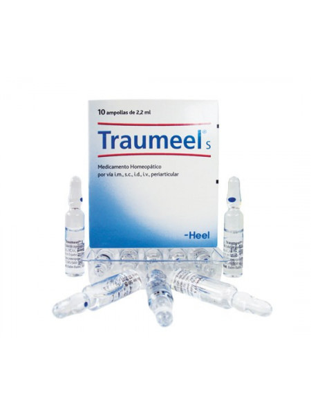 TRAUMEEL S ~ HOMEOPAT ~ ANTIREUMATIC ~ 10 FIOLE X 2.2 ML Afectiuni Reumatismale, Dureri Articulare, Coxartroza, Gonartroza, Artroza.