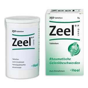 Heel Zeel Comp N (Zeel T) 250 Tablete - Produs Homeopat, Tratament Antireumatic ~ Coxartoza, Gonartroza, Dureri articulare, Afectiuni Reumatismale, Reumatism Poliarticular, Fracturi Osoase, Inflamatii articulare