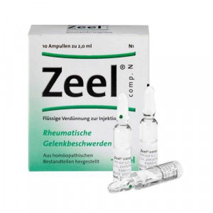 Heel Zeel Comp N 10 Fiole - Produs Homeopat, Tratament Antireumatic ~ Coxartoza, Gonartroza, Dureri articulare, Afectiuni Reumatismale, Reumatism Poliarticular, Fracturi Osoase, Spondiloza