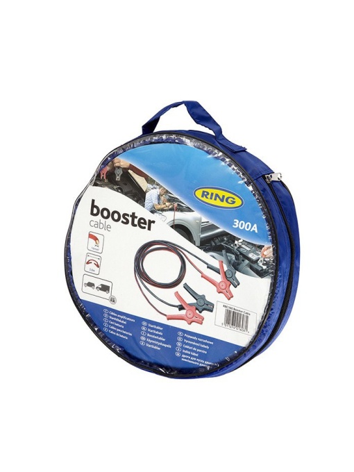 Set cabluri pornire auto Ring Automotive RBC160, 300A, grosime fir 16mm, lungime 3 m, geanta transport