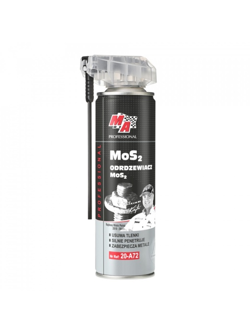 Spray degripant cu MoS2 cu aplicator - Lubricant MoS2 - Ma profesional - 500 ml