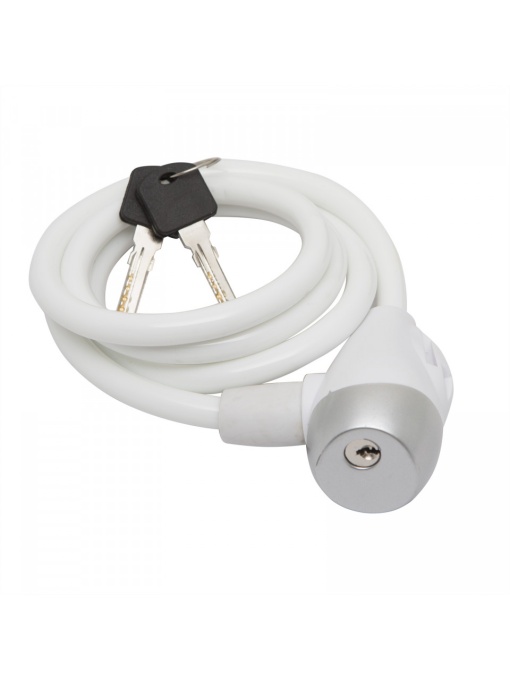 Lacat bicicleta10 mm x 120 cmalb