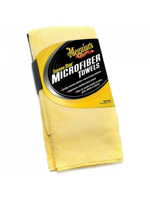 Set 3 prosoape microfibre Meguiar's Supreme