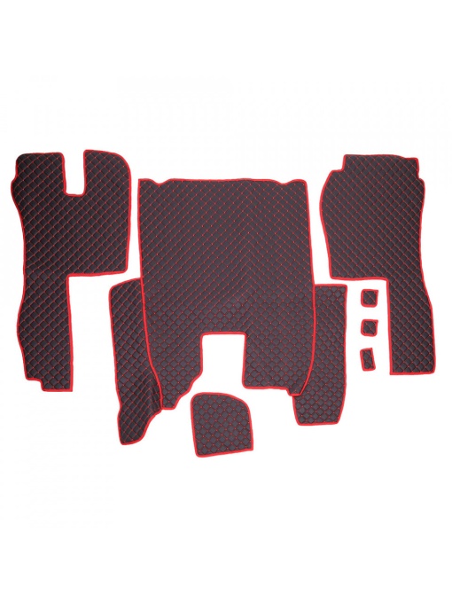 SET COVORASE PIELE ECOLOGICA TRUCK UMBRELLA PENTRU SCANIA SERIA R 2006-2020 NEGRU