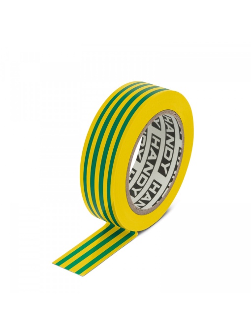 Banda izolatoare- 19 mm x 10 m - Galben/Verde