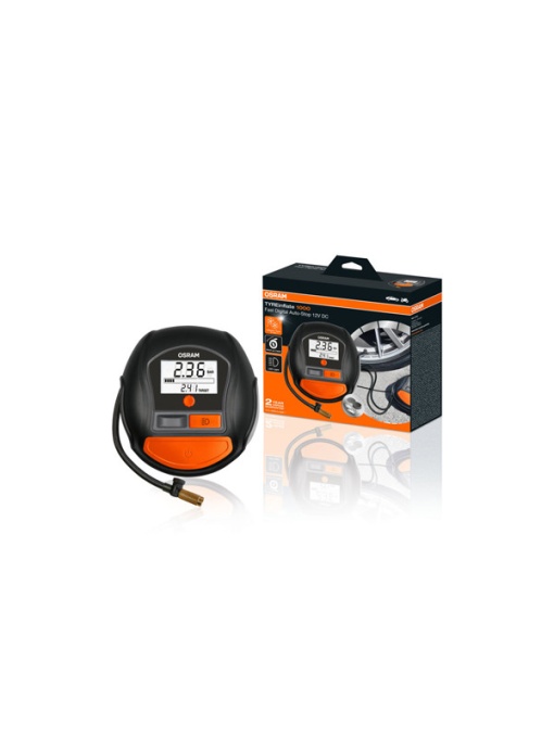 Compresor Auto 12V 180 W Cu Afisaj Digital Tyreinflate 1000 Osram