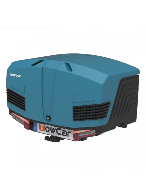 Cutie portbagaj pe carligul de remorcare Towbox V3 Marine Albastru