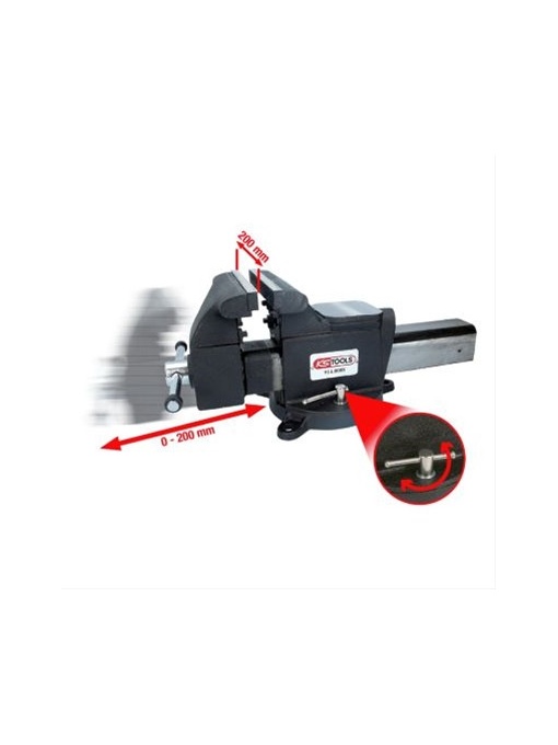 MENGHINA 200MM BAZA ROTATIVA - KS TOOLS - 914.0008