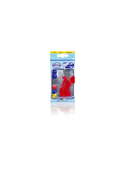 PAPUC ELECTRIC AUTO IZOLAT ROSU TIP TUBULAR 1.7mm - SET 10