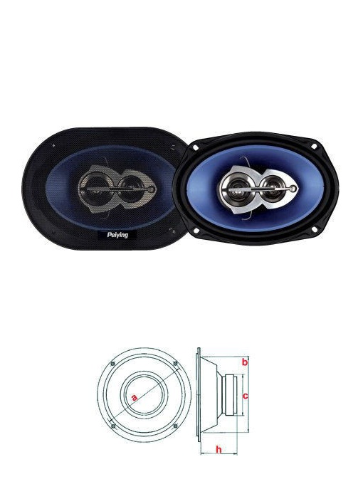 SET DIFUZOARE AUTO 6X9 inch